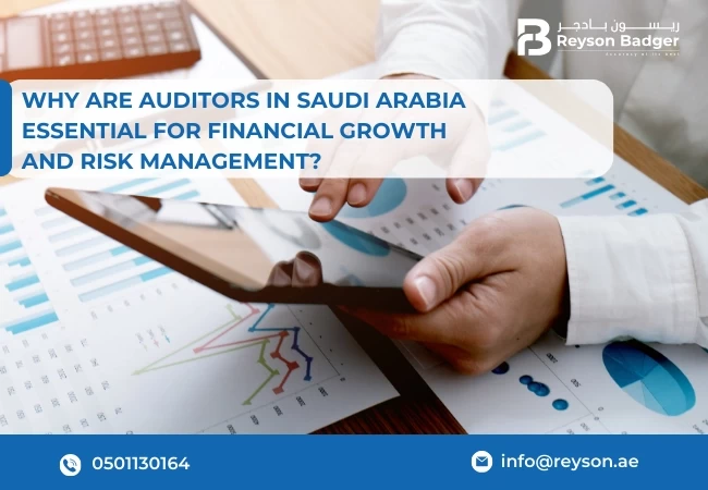 Auditors in Saudi Arabia ensuring financial accuracy