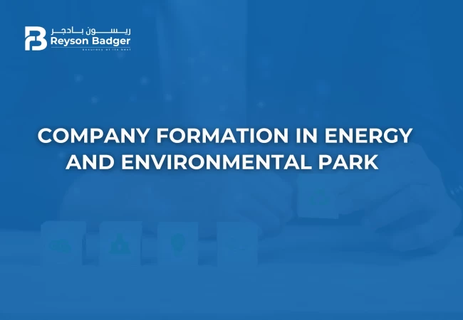 Company Formation in Energy and Environmental Park